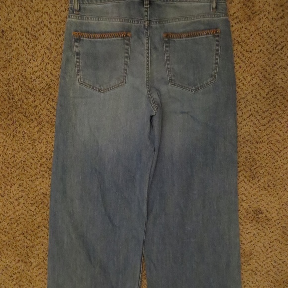 Red Valentino cropped scalloped hem jeans - Picture 5 of 6